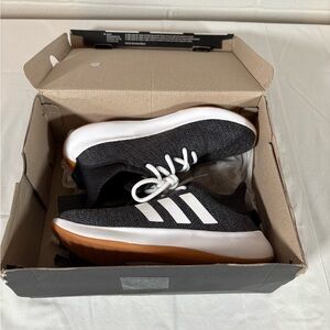 Adidas Black and White Running Shoes Cloudfoam